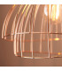 Jericho 1 Light Wire Ceiling Pendant Copper Plate-3