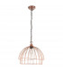 Jericho 1 Light Wire Ceiling Pendant Copper Plate-5