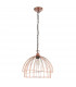 Jericho 1 Light Wire Ceiling Pendant Copper Plate-6
