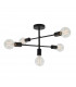 Studio 5 Light Semi Flush Light Matt Black