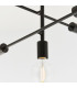 Studio 5 Light Semi Flush Light Matt Black-5