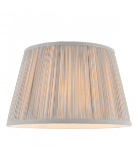 Freya 1 Light Shade Light Silver Silk