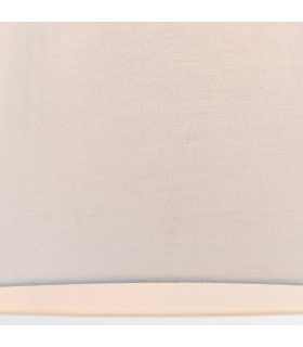 Mia 1 Light Shade Light Vintage White Linen-1