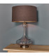 Caia 1 Light Table Light Smokey Grey Tinted Glass & Aged Pewter-2