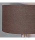 Caia 1 Light Table Light Smokey Grey Tinted Glass & Aged Pewter, E27