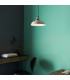 Henley 1 Light Ceiling Pendant Gloss Taupe & Satin Nickel Plate-1