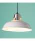 Henley 1 Light Ceiling Pendant Gloss Taupe & Satin Nickel Plate-2