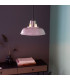 Henley 1 Light Ceiling Pendant Gloss Taupe & Satin Nickel Plate-3