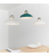 Henley 1 Light Ceiling Pendant Gloss Taupe & Satin Nickel Plate-4
