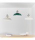 Henley 1 Light Ceiling Pendant Gloss Taupe & Satin Nickel Plate-5