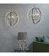 Ritz 1 Light Table Light Bright Nickel & Clear Faceted Acrylic (Base only)-3