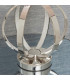 Ritz 1 Light Table Light Bright Nickel & Clear Faceted Acrylic (Base only)-5