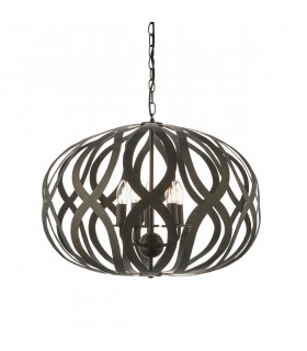 Sirolo 5 Light Ceiling Pendant Antique Bronze Paint