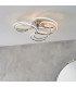 Eterne LED Semi Flush Light Chrome Plate & White Silicone-3