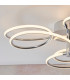 Eterne LED Semi Flush Light Chrome Plate & White Silicone-5