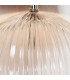 Jemma 1 Light Table Light Clear Ribbed Glass & Satin Nickel Plate (Base only)-4