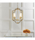 Edrea 4 Light Ceiling Pendant Satin Brass & Frosted Glass-3