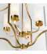 Edrea 4 Light Ceiling Pendant Satin Brass & Frosted Glass-6
