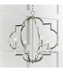 Garland 4 Light Ceiling Pendant Polished Nickel & Clear Crystal Glass-1