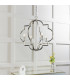 Garland 4 Light Ceiling Pendant Polished Nickel & Clear Crystal Glass-2