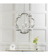 Garland 4 Light Ceiling Pendant Polished Nickel & Clear Crystal Glass-3