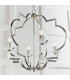 Garland 4 Light Ceiling Pendant Polished Nickel & Clear Crystal Glass-4