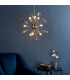 Miro 9 Light Ceiling Pendant Satin Nickel Plate & Clear Crystal Glass-2
