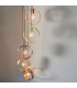 Hoop 5 Light Cluster Ceiling Pendant Brushed Brass & Brushed Nickel-1