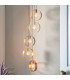 Hoop 5 Light Cluster Ceiling Pendant Brushed Brass & Brushed Nickel-3