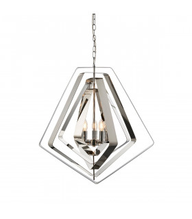 Riona 3 Light Ceiling Pendant Chrome Plate