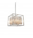Acadia 4 Light Ceiling Pendant Chrome Plate & Clear Crystal Glass