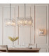 Acadia 4 Light Ceiling Pendant Chrome Plate & Clear Crystal Glass-2