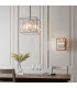 Acadia 4 Light Ceiling Pendant Chrome Plate & Clear Crystal Glass-4