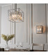 Acadia 4 Light Ceiling Pendant Chrome Plate & Clear Crystal Glass-5
