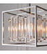 Acadia 4 Light Ceiling Pendant Chrome Plate & Clear Crystal Glass-6