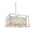 Acadia 6 Light Ceiling Pendant Chrome Plate & Clear Crystal Glass