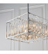 Acadia 6 Light Ceiling Pendant Chrome Plate & Clear Crystal Glass-5