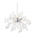 Calla 8 Light Ceiling Pendant Chrome Plate & Clear Glass
