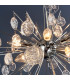Calla 8 Light Ceiling Pendant Chrome Plate & Clear Glass-5