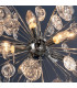 Calla 8 Light Ceiling Pendant Chrome Plate & Clear Glass-6