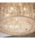 Fayola 5 Light Flush Light Chrome Plate & Clear Crystal-3