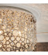 Fayola 5 Light Flush Light Chrome Plate & Clear Crystal-5