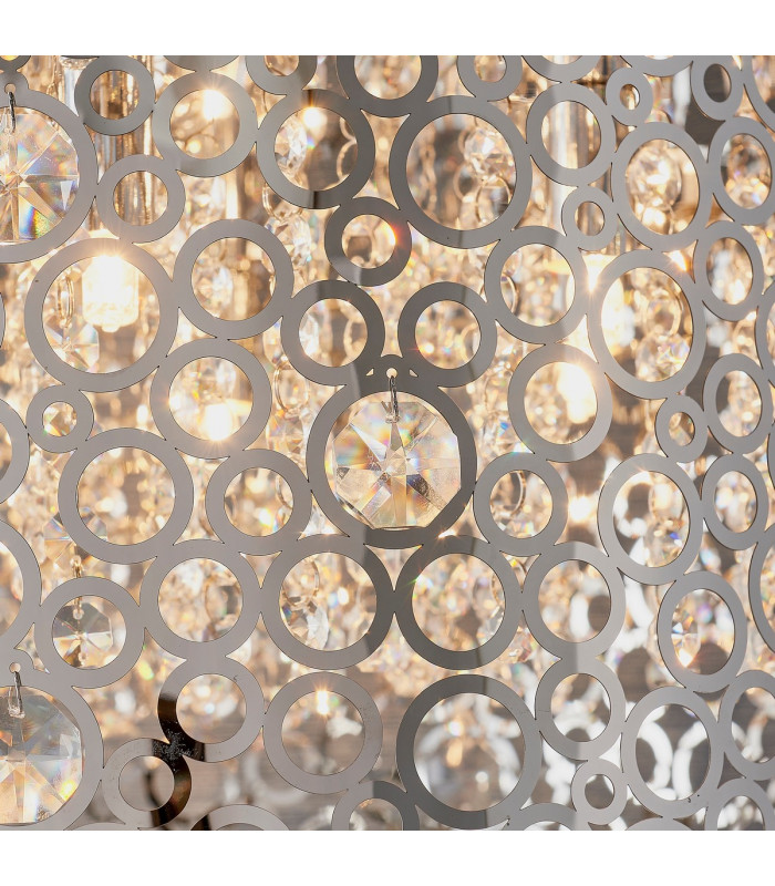 Fayola 6 Light Ceiling Pendant Chrome Plate & Clear Crystal-6
