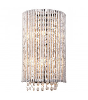 Galina 2 Light Wall Light Chrome Plate & Clear Crystal
