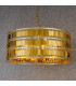 Eldora 5 Light Round Ceiling Pendant Gold Effect Plate-1