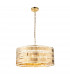 Eldora 5 Light Round Ceiling Pendant Gold Effect Plate, E14