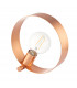 Hoop 1 Light Table Light Brushed Copper, E27