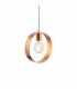 Hoop 1 Light Ceiling Pendant Brushed Copper