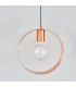 Hoop 1 Light Ceiling Pendant Brushed Copper-1