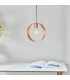 Hoop 1 Light Ceiling Pendant Brushed Copper-2